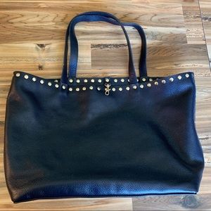 Laggo remy pebbled genuine leather bag